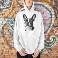 Boston Terrier Dog Motif Pet Illustration Boston Terrier For Men Women Kids Men Hoodie, gift for family, gift for coworker