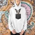 Boston Terrier Dog Puppy Dog In Pocket Cute Pet Lover Men Hoodie, gift for family, gift for coworker