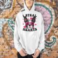 Boston Terrier Heart Glasses Girls Bostie Valentines Day Men Hoodie, gift for family, gift for coworker