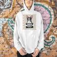 Boston Terrier Mug Shot Guilty Dog Men Hoodie, gift for family, gift for coworker