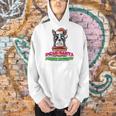 Boston Terrier Santa Claus Christmas Dog Men Hoodie, Boston Terrier Christmas Hoodies, gift for family, gift for coworker