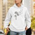 Boston Terrier Flower Fly Dandelion Dog Lover Dog Dad Men Hoodie, Boston Terrier Dad Hoodies, funny gift