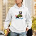 Boston Terrier Merry Christmas Tree Lights Dog X-Mas Dogs Men Hoodie, Boston Terrier Christmas Hoodies, funny gift