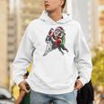 Boston Terrier Santa Claus Hat Merry Christmas Dog X-Mas Men Hoodie, Boston Terrier Christmas Hoodies, funny gift