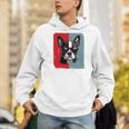 Retro Boston Terrier Dog Lover Bostie Mom Dad Dog Owner Men Hoodie, Boston Terrier Mom Hoodies, Boston Terrier Dad Hoodies, funny gift