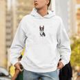 Ugly Xmas Sweater Style Boston Terrier Reindeer Christmas Men Hoodie, Boston Terrier Christmas Hoodies, funny gift