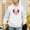 Valentine's Day Boston Terrier Dog Men Hoodie, funny gift
