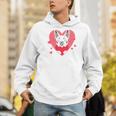 Valentine's Day Boston Terrier Heart Men Hoodie, funny gift