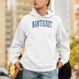 Varsity Grey Nantucket Men Hoodie, funny gift