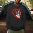 Boston Terrier Dog Mom Dad Valentine’s Day Pet Lover For Men Women Kids Men Hoodie, novelty gifts, funny gifts