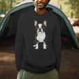 Boston Terrier Dog Motif Pet Art Boston Terrier For Men Women Kids Men Hoodie, novelty gifts, funny gifts