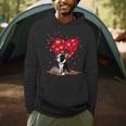 Boston Terrier Lover Heart Shape Boston Terrier Valentine Men Hoodie, novelty gifts, funny gifts
