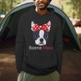 Boston Terrier Mom Bostie Women Girls Men Hoodie, novelty gifts, funny gifts