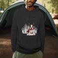 Boston Terrier In The Snow Merry Christmas Winter Men Hoodie, novelty gifts, funny gifts