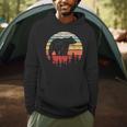 Catch Some Rays Vintage Retro Grizzly Bear Men Hoodie, novelty gifts, funny gifts