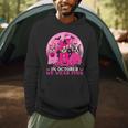 Ghost And Witch Boston Terrier Dog In October We Wear Pink Men Hoodie, novelty gifts, funny gifts