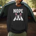 Nope Boston Terrier Puppy Dog Bostie Lover Men Women Girls Kids Men Hoodie, novelty gifts, funny gifts