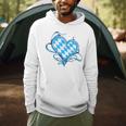 Bavarian Flag As Heart Blue Diamond Bavaria Men Hoodie, novelty gifts, funny gifts