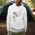 Boston Terrier Flower Fly Dandelion Dog Lover Dog Dad Men Hoodie, novelty gifts, funny gifts