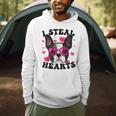 Boston Terrier Heart Glasses Girls Bostie Valentines Day Men Hoodie, novelty gifts, funny gifts