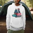 Boston Terrier Merry Christmas Tree Truck Santa Dog X-Mas Men Hoodie, novelty gifts, funny gifts