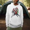 Boston Terrier Santa Claus Hat Merry Christmas Dog X-Mas Men Hoodie, novelty gifts, funny gifts