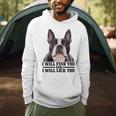 Boston Terrier Will Find And Lick You Bostie Mom Men Hoodie, novelty gifts, funny gifts