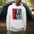 Retro Boston Terrier Dog Lover Bostie Mom Dad Dog Owner Men Hoodie, novelty gifts, funny gifts