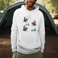Xmas Tree Santa Riding Boston Terrier Christmas Men Hoodie, novelty gifts, funny gifts