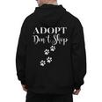 Adopt Animals Don't Shop For Them Men's Hoodie Back Print, trending gift