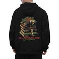 All Booked For Christmas Christmas Book Tree For Teacher For Men Women Kids Men&#x27;s Hoodie Back Print, trending gift