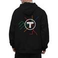 Boston T Subway Map Vintage MBTA Men's Hoodie Back Print, trending gift