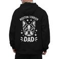 Boston Terrier Dad Boston Terrier Men's Hoodie Back Print, Couple Gifts, Boston Terrier Dad Gifts, trending gift