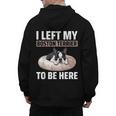 Boston Terrier Dog Men's Hoodie Back Print, trending gift