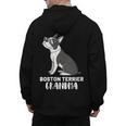 Boston Terrier Dog Owner Grandma Men's Hoodie Back Print, trending gift