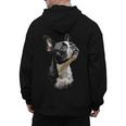 Boston Terrier Dog Graphic Pet Art Boston Terrier For Men Women Kids Men's Hoodie Back Print, trending gift