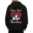 Boston Terrier Grandma Dog Owner Boston Terrier For Men Women Men's Hoodie Back Print, trending gift