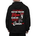 Boston Terrier Mom American Gentleman Dog Mother's Day Men's Hoodie Back Print, Couple Gifts, Mom Gifts, Boston Terrier Mom Gifts, American Boston Terrier Gifts, trending gift