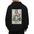 The Boston Terrier Mom Skeleton Spooky Season Halloween Men's Hoodie Back Print, Couple Gifts, Mom Gifts, Boston Terrier Mom Gifts, Boston Terrier Halloween Gifts, trending gift