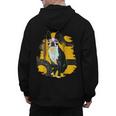 Boston Terrier s Mid-Century Modern Art s Street Grunge Men's Hoodie Back Print, trending gift