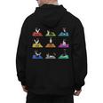 Boston Terriers Yoga Asana Pose And Meditation Men's Hoodie Back Print, trending gift