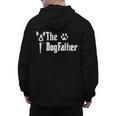 The Dogfather Boston Terrier Dog Dad Father's Day Men's Hoodie Back Print, Couple Gifts, Boston Terrier Dad Gifts, trending gift