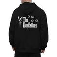 The Dogfather Boston Terrier Dog Dad Tshirt Idea Men's Hoodie Back Print, Couple Gifts, Boston Terrier Dad Gifts, trending gift