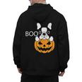 The Halloween Boston Terrier Men's Hoodie Back Print, Boston Terrier Halloween Gifts, trending gift