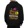 Hocus Pocus Everybody Focus Halloween Teacher Men Women Kids Men&#x27;s Hoodie Back Print, trending gift