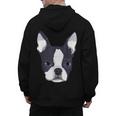 Kids Boston Terrier Dog For Women And Girls Men's Hoodie Back Print, trending gift
