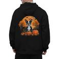 Pumpkin Boston Terrier Costume On Boston Terrier Halloween Men's Hoodie Back Print, Boston Terrier Halloween Gifts, trending gift