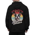 Retro Life Is Better With Boston Terrier Mom Dog Lover Men's Hoodie Back Print, Couple Gifts, Mom Gifts, Boston Terrier Mom Gifts, trending gift