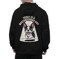 Today Is A Boston Terrier Day Cute Dog Lover Cartoon Men's Hoodie Back Print, trending gift