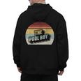 Vintage Retro The Pool Boy Men's Hoodie Back Print, trending gift